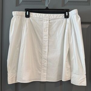 Halston Heritage White Button-Front Shirt